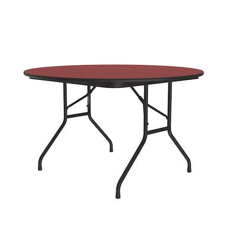 Correll CF HPL Folding Tables 48" Round Red CF48PX-35